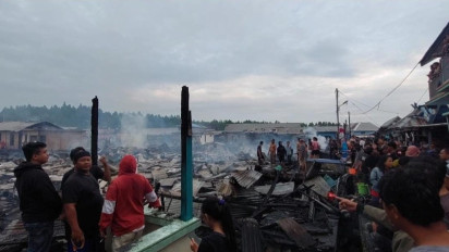 Diduga Bersumber Dari Rumah Kosong, Puluhan Rumah Terbakar di Tarakan