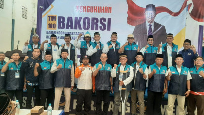 Tim 100 Bakorsi Gresik Siap Gerilya Menangkan Anies Baswedan Presiden 2024