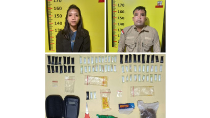 Pasutri Pengedar Narkoba di Ringkus Satnarkoba Polres Kerinci, 70 Paket Sabu dan Satu Bungkus Paket Ganja di Amankan