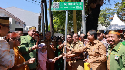 Nama Jalan Cendrawasih di Kota Makassar, Resmi Diganti Menjadi Jalan Opu Daeng Risadju