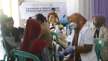 Layanan Kesehatan Masyarakat Kolaborasi LAZNAS Bakrie Amanah PKM Universitas Garut dan Pustu Cihaurkuning