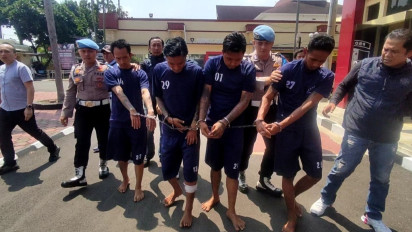 Ngaku Polisi, Empat Preman Ditangkap Setelah Aniaya dan Rampas Hp Korban di Bandung