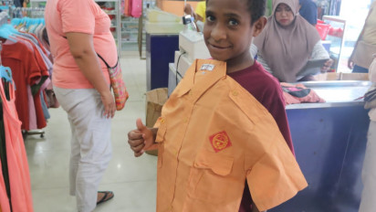 Cerita Salmon Kampungnya Dibakar KKB Papua, Sempat Putus Sekolah 2 Tahun, Kini Bisa Lanjutkan Pendidikan