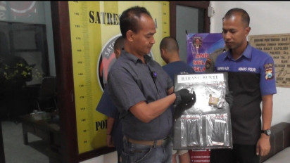 Hendak Pesta Sabu, Dua ABG Asal Malang Diamankan Satreskoba Polres Blitar Kota