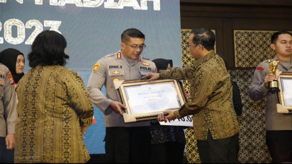 Produksi Satlantas 'Demi Ko' Antar Polresta Manokwari Juara 2 Video Kreatif Kompolnas 2023
