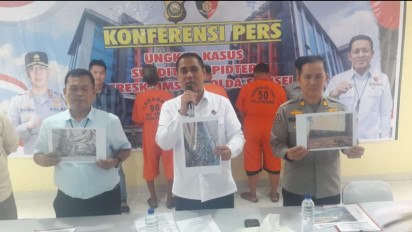 Ditreskrimsus Polda Sumsel Menangkap 3 Penangkar Buaya Muara, Ini Alasannya 