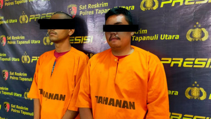 Sat Reskrim Polres Taput Tangkap 2 Polisi Gadungan, Korbannya Sopir Truk Dipalak Pakai Pistol Mainan