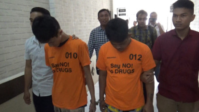 2 Pengedar Narkoba Ditangkap Polresta Tanjungpinang, 712 Gram Sabu dan 174 Ekstasi Diamankan