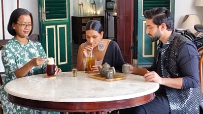 Momen Pemeran Bhagya Lakshmi Aishwarya Khare dan Rohit Suchanti, Menikmati Suasana Yogyakarta bersama Gusti Mangkubumi