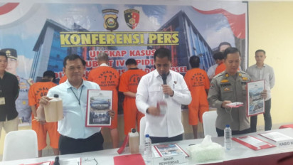 Ditreskrimsus Polda Sumsel Mengungkap Komplotan Penyelewengan BBM Bersubsidi, 7 Tersangka Ditangkap