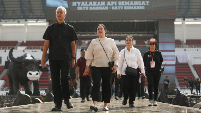 Apel Siaga PDIP di Jawa Tengah, Ganjar dan Puan Kobarkan Semangat Kader untuk Raih Hattrick Kemenangan