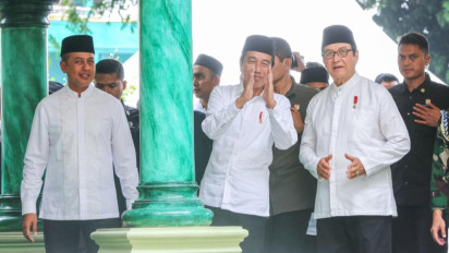 Jokowi, Adi Hidayat dan Ribuan Warga Hadiri Haul H Anif,  Ijeck: Semoga Kisah Almarhum Tetap Jadi Inspirasi
