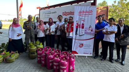 Pascafenomena Panic Buying Gas Elpiji Subsidi, Permintaan Bright Gas di Kediri Meningkat Drastis