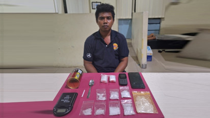 Edarkan Sabu ke Para Remaja di Pangkalpinang, Juan Residivis Bandar Sabu Ditangkap Polisi