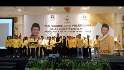 Golkar Jatim Lepas 156 Caleg di Banyuwangi, Ada Sekjen Projo dan Tokoh NU