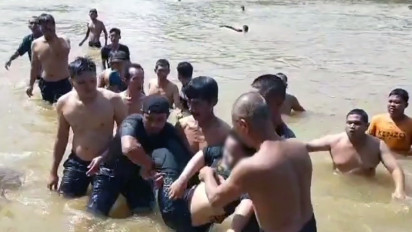 Pelajar Kelas Dua SMP Tewas Akibat Tenggelam di Sungai Musi