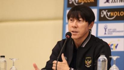 Momen Shin Tae-yong Umpat Wasit Viral di Media Sosial, Pelatih Timnas Indonesia U-23 ini Beri Klarifikasi