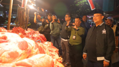 Tim Monitoring RPH Surabaya Temukan Daging Gelonggongan dari Luar Surabaya Diduga Dijual di Pasaran