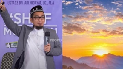 Awali Hari dengan Doa dan Zikir, Ustaz Adi Hidayat: Semua yang Dibaca di Waktu Fajar Langsung Disaksikan Oleh Allah SWT
