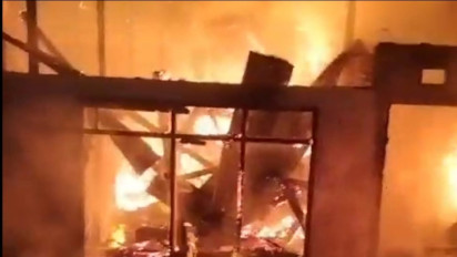 Lupa Matikan Api, Rumah Ikut Terbakar, Tiga Penghuni Rumah Berhasil Selamat