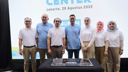Resmikan North Aquatic Centre, Anindya Bakrie Tekankan Keterkaitan Olahraga dengan Pendidikan