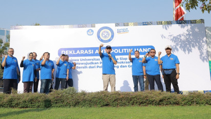 Sambut Tahun Politik, Mahasiswa dan Dosen Gelar Deklarasi Tolak Politik Uang