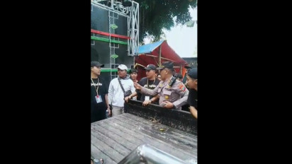 Langgar Kesepakatan, Polisi Bongkar Sound System Peserta Karnaval di Blitar