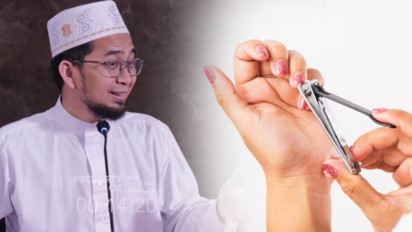Tidak Sembarangan, Potong Kuku Ternyata Ada Urutannya dalam Islam, Ustaz Adi Hidayat Bilang Dimulai dari...