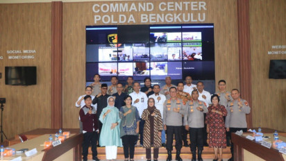 Polda Bengkulu Perkuat Sinergitas Dengan Dewan Pers Untuk Wujudkan Pemilu Damai