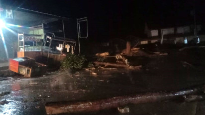 Banjir Bandang Melanda Beutong Ateh, Nagan Raya, Sejumlah Rumah Mengalami Kerusakan