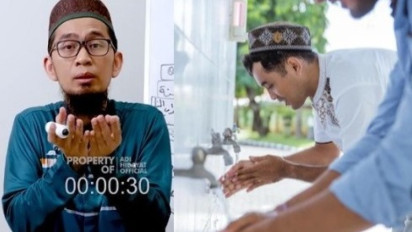 Boleh Tidak Bicara Saat Wudhu? Ustaz Adi Hidayat Bilang Tidak Batal Tapi……