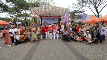 Meriahkan Peringatan HUT RI, Berbagai Lomba, Bazar UMKM hingga Car Free Day Digelar di Kawasan Kota Harapan Indah