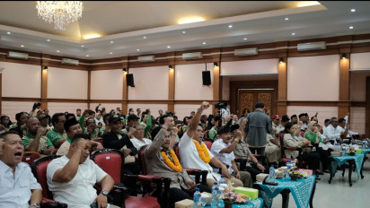 Pedagang Solid Bisa Bikin Prabowo Subianto Menang Pilpres 2024, Sudaryono Lantik DPD Papera Bali