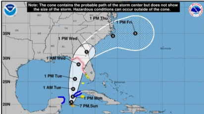 Florida Nyatakan Keadaan Darurat Usai Badai Idalia Dekati Teluk Florida