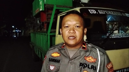 Tabrak Mesin Panen Padi Roda Enam, Seorang Pengendara Meninggal Dunia di Tempat Kejadian