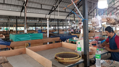 Sepi Pembeli, Pedagang Ramai-ramai Tinggalkan Pasar Puan Ramah Tanjungpinang