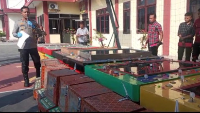 Meresahkan Masyarakat, Polres Belawan Amankan Mesin Judi Tembak Ikan dan Dingdong