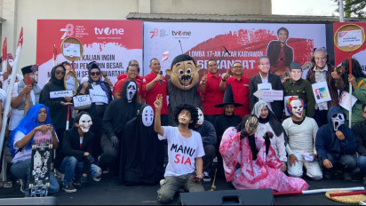Intip Serba-Serbi Keseruan Lomba 17 Agustusan di Kantor tvOne, Sejumlah 'Tokoh Politik' Hadir