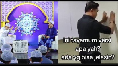 Viral Video Moeldoko Salat di Kereta dengan Tayamum yang Salah, Lalu Bagaimana Tata Cara Tayamum yang Benar?