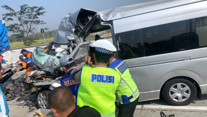 Polisi Tetapkan Sopir Hiace sebagai Tersangka, Buntut Kecelakaan di Tol Malang Pandaan