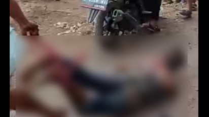 Viral! Gagal Curi Motor di Bantaran Probolinggo, Pelaku asal Lumajang Dihajar Massa