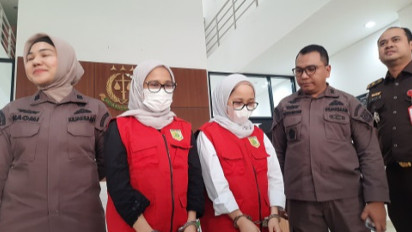 Wanita Kembar Penipu Order iPhone Murah Ditahan di Lapas Perempuan Tangerang Sebelum Jalani Persidangan