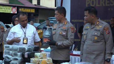 Kurun Waktu 8 Bulan, Sabu Seberat 363,4 Kg dan Ganja 203,8 Kg Diamankan Satresnarkoba Polrestabes Medan