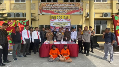 Satres Narkoba Polres Pali, Meringkus 2 Orang Perempuan Terduga Kurir Sabu dari Luar Provinsi