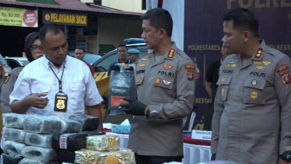 Ungkap Kasus Narkotika Dalam Waktu 8 Bulan. Satresnarkoba Polrestabes Medan Berhasil Amankan Sabu Seberat 363,4 Kg dan Ganja Seberat 203,8 Kg