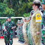 Panglima TNI Laksamana Yudo Margono dan Corps Commanding General Lt Gen Brunson Buka Latihan Bersama Super Garuda Shield Tahun 2023