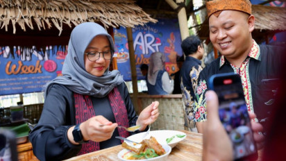 Lezatnya Kuliner Ayam Pedas Banyuwangi, Disajikan dalam Art Week, Bumbunya Racikan Turun Temurun