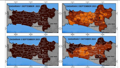 BMKG: Curah Hujan di Jateng Bulan September Masih Rendah