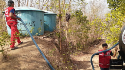 Kekeringan di Bantul, 905.000 Liter Air Sudah Disalurkan