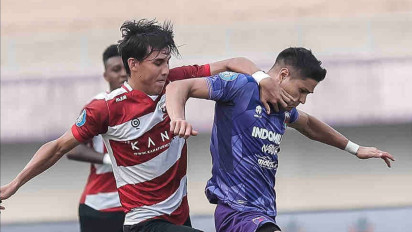 Hasil Liga 1: Madura United Curi Poin Penuh di Markas Persita Tangerang